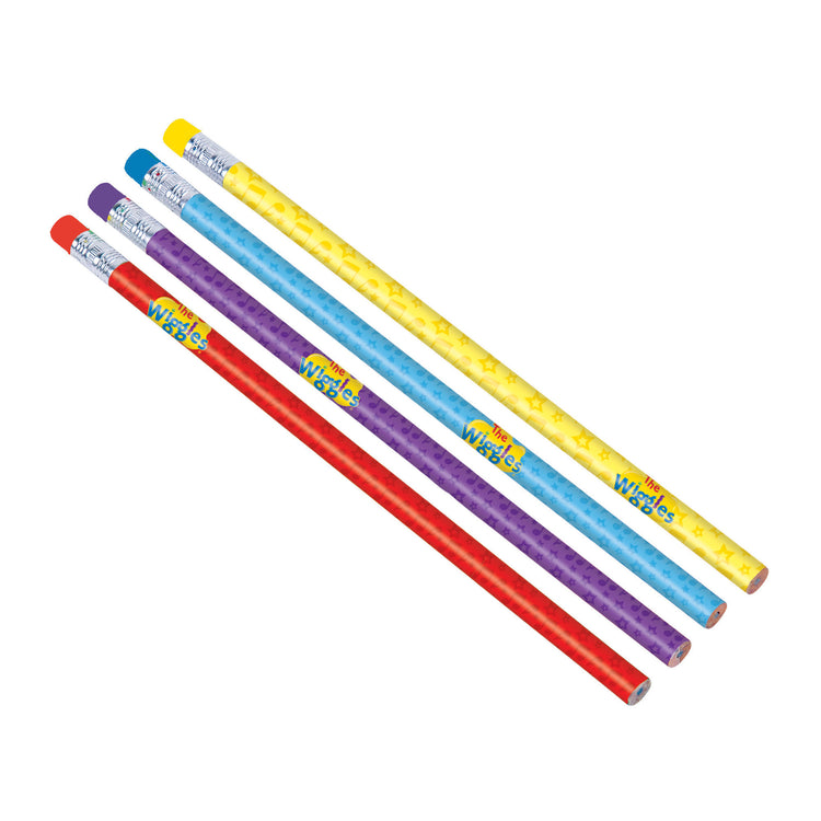 The Wiggles Party Pencil Favours Pack of 8