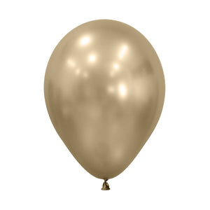 Sempertex 12cm Silk Gold Dust Latex Balloons 870 Pack of 50