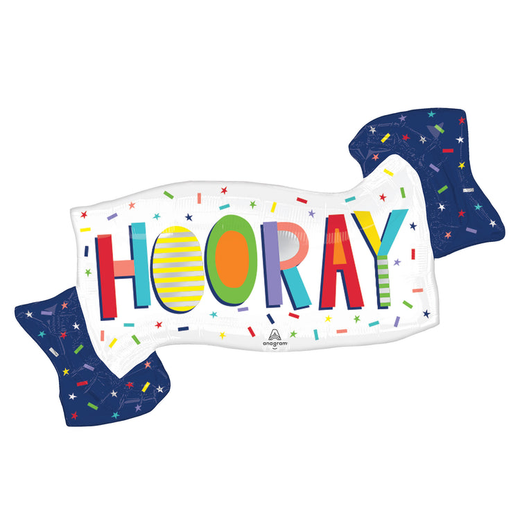 SuperShape Hooray! Foil Balloon