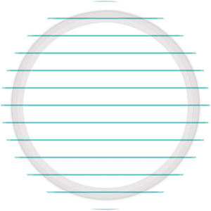 Robins Egg Blue Stripes 23cm Round Paper Plates Pack of 8