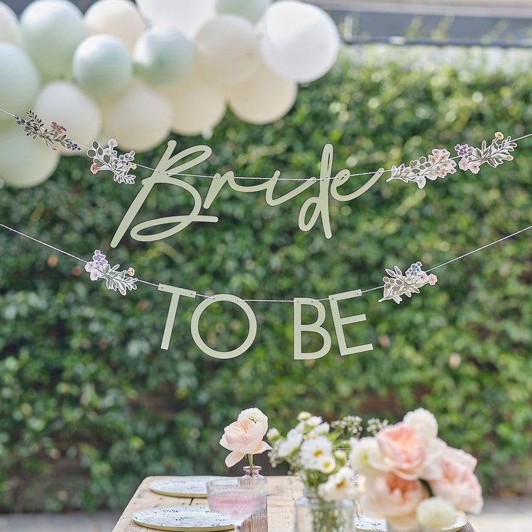 Bridal Bloom Bride To Be Bunting