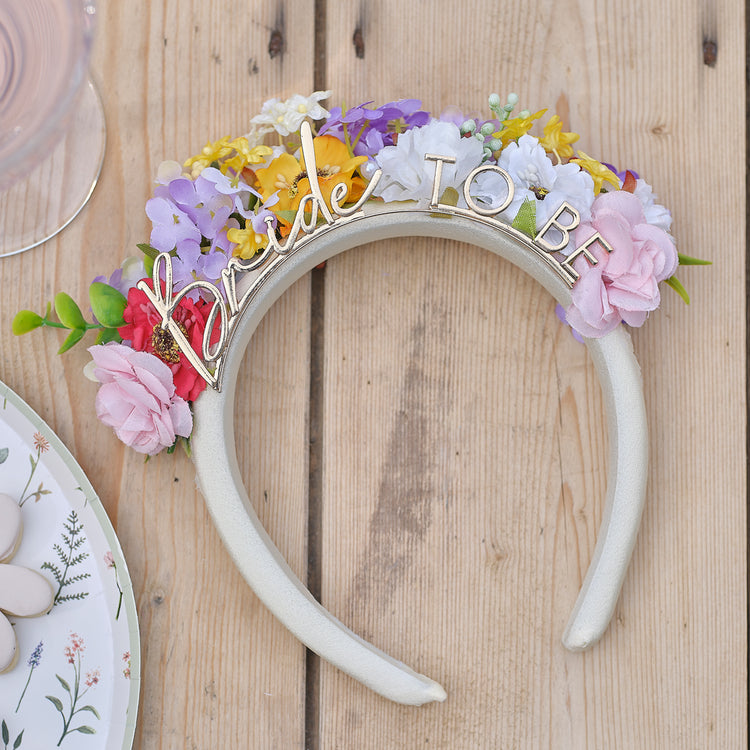 Bridal Bloom Bride To Be Headband