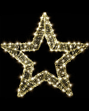 Warm White Star 600 Piece Micro LED Christmas Light 50cm