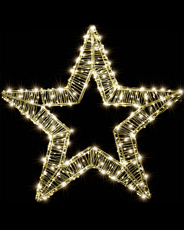 Warm White Star 600 Piece Micro LED Christmas Light 50cm