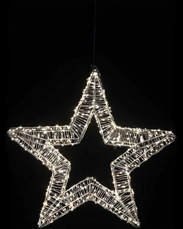 Warm White Star 600 Piece Micro LED Christmas Light 50cm