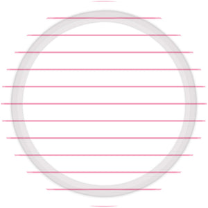 New Pink Stripes 23cm Round Paper Plates Pack of 8