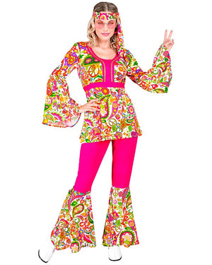 60s Peace and Paisley Womens Costume