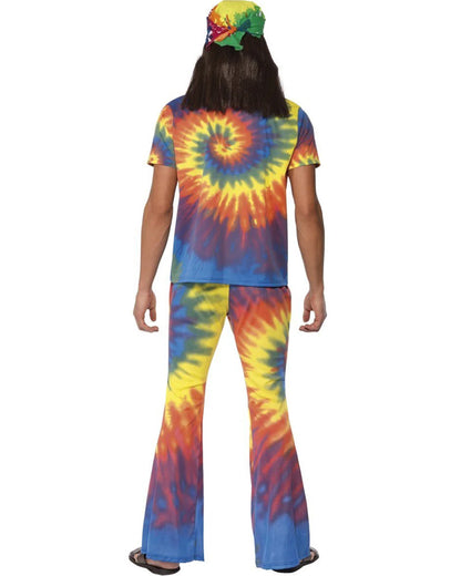60s Rainbow Tie Dye Mens Costume