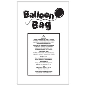 Balloon Transport Bags Pack of 100 (79cm x 170cm)