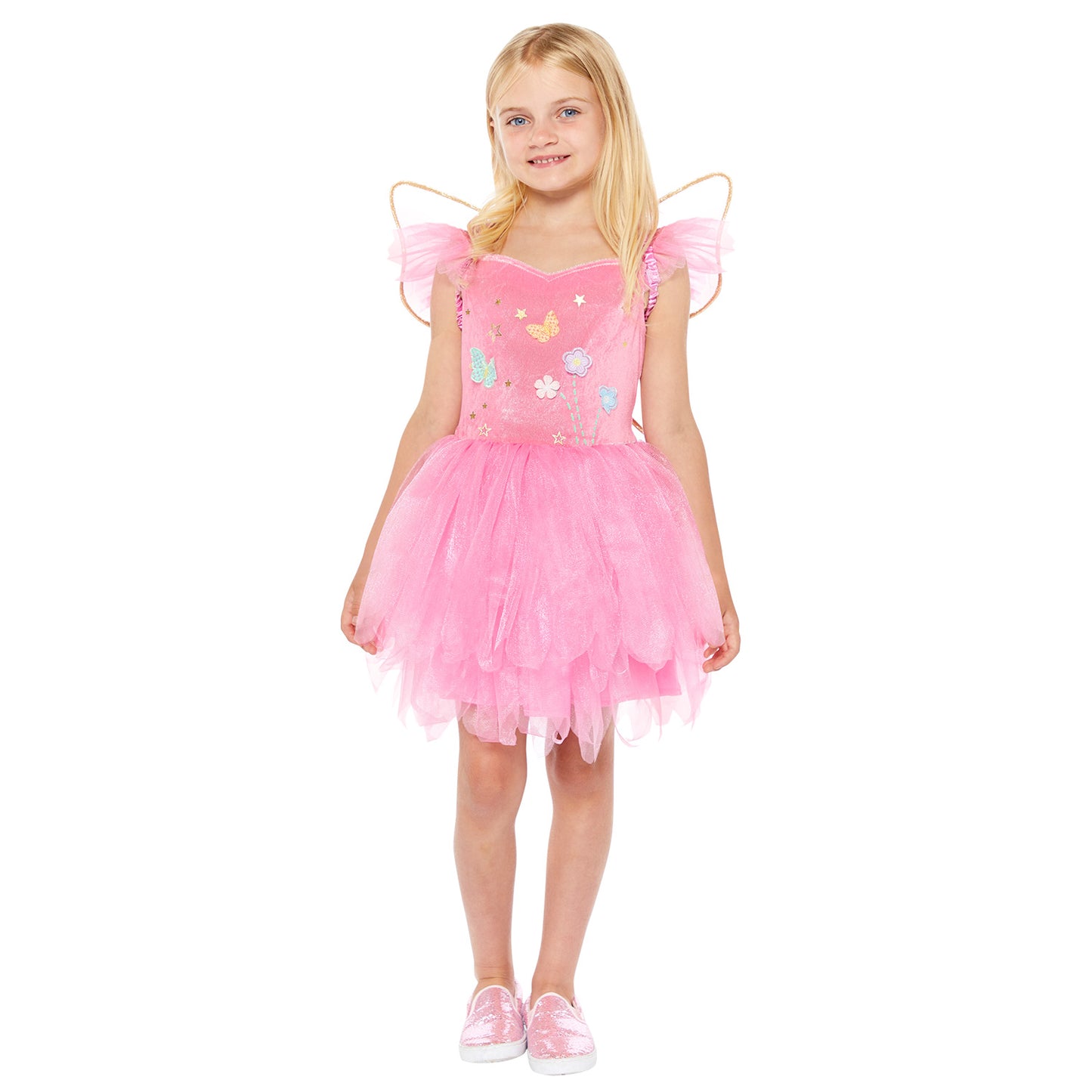 Pink Fairy Girls Costume 3-4 Years