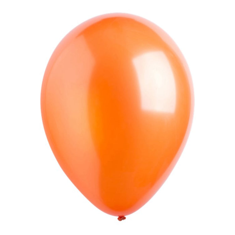 Metallic Orange 30cm Latex Balloons Bulk Pack of 200