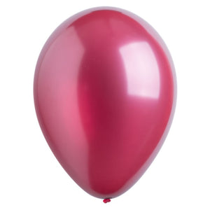 Metallic Burgundy 30cm Latex Balloons Bulk Pack of 200