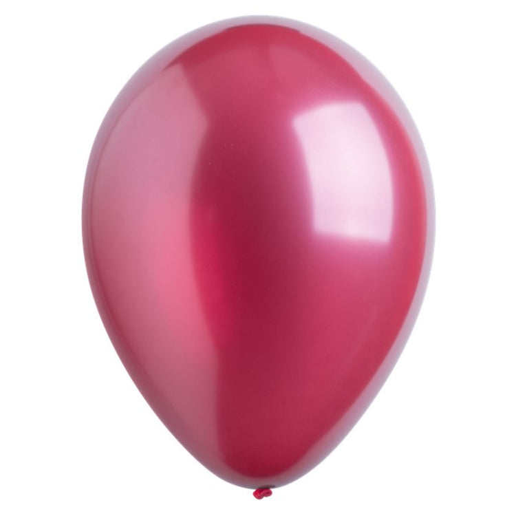 Metallic Burgundy 30cm Latex Balloons Bulk Pack of 200