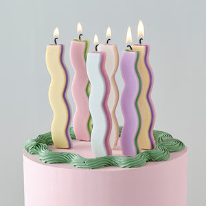 Pastel Wave Pastel Candles