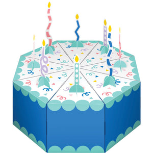 Party Patterns 3D Centrepiece Favor Box