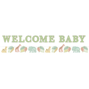 Safari Baby Ribbon Banner