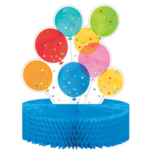 Confetti Balloons Honeycomb Centrepiece