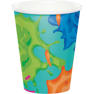 Paint Splatter 266ml Paper Cups