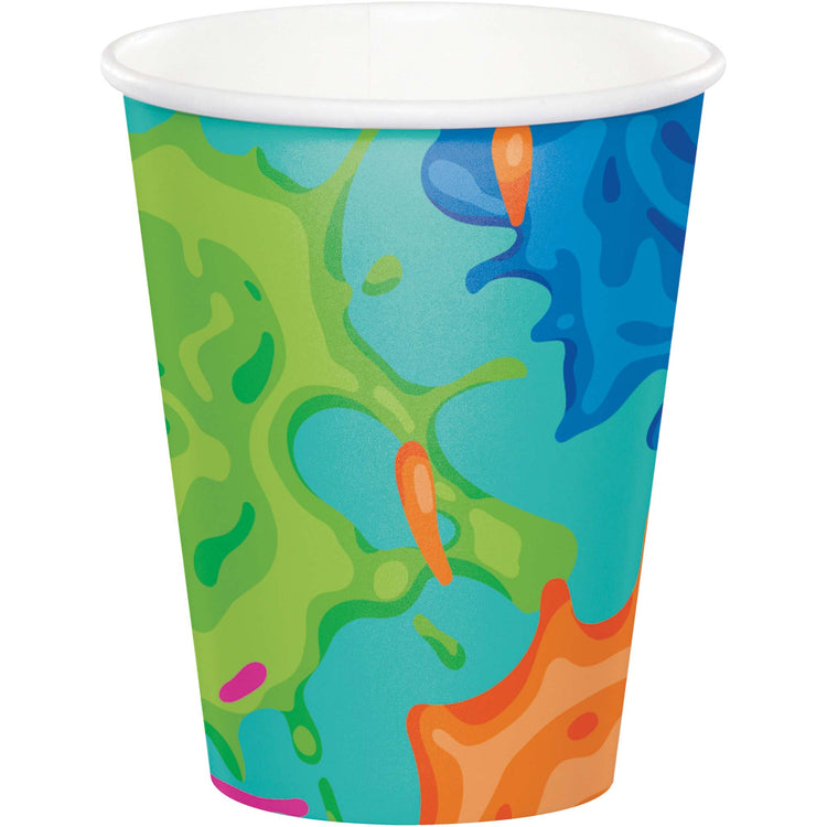 Paint Splatter 266ml Paper Cups