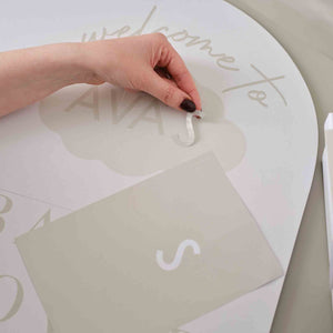 Dream Baby Custom Welcome Sign