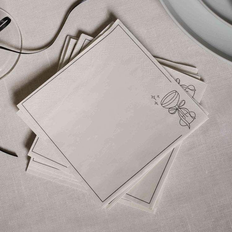 Happy Bowday Beverage Napkins