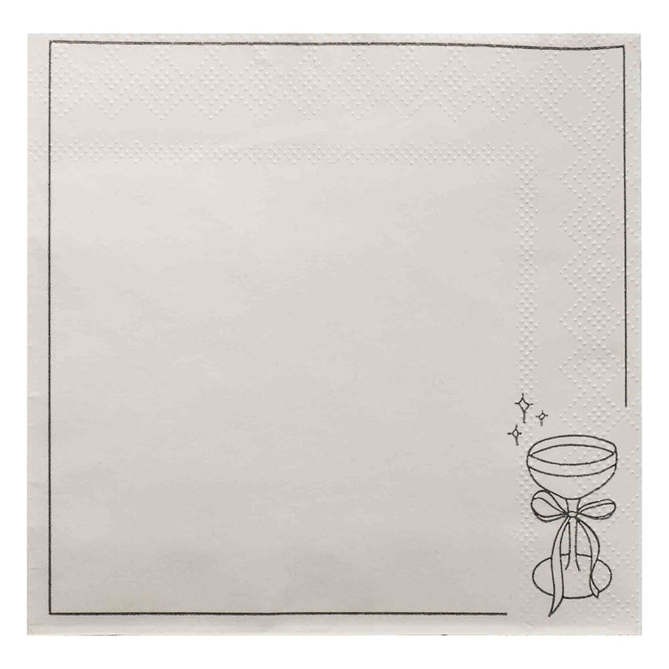 Happy Bowday Beverage Napkins
