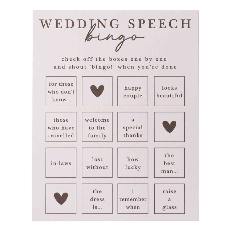 Midsummer Mr and Mrs Bingo Cards