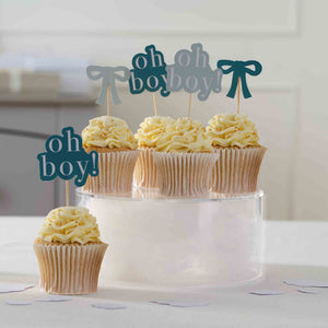 Oh Boy Cupcake Toppers