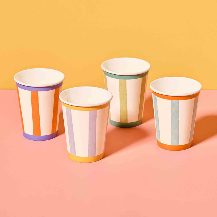 Stripe Hype 266ml Paper Cups