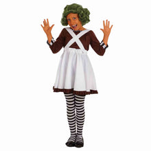 Chocolate Factory Worker Girls Costume 7-9 Years