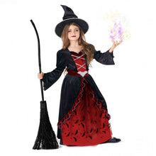 Red Bat Witch Girls Halloween Costume 4-6 Years