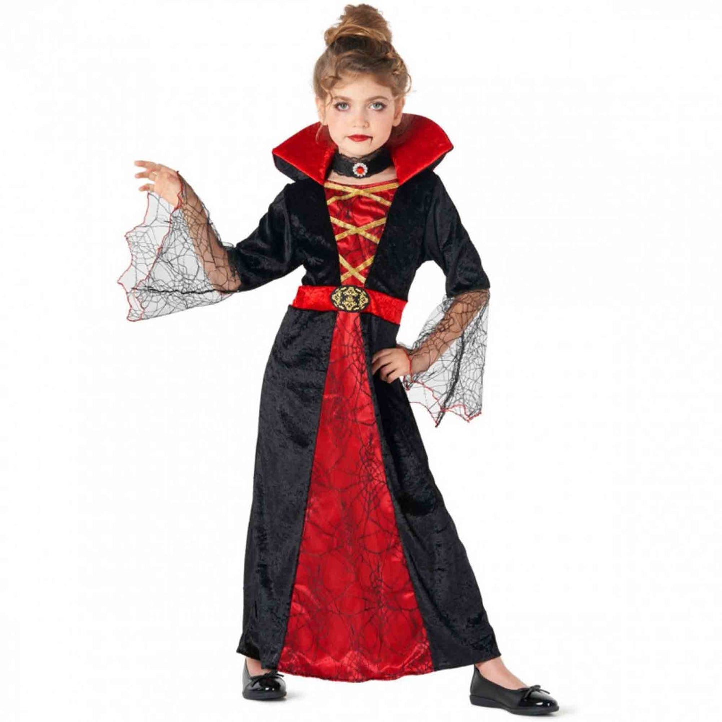 Vampiress Girls Costume 2-3 Years