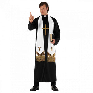 Religious Priest Mens Costume Large