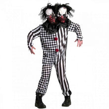Two Headed Clown Adult Halloween Costume Standard Size