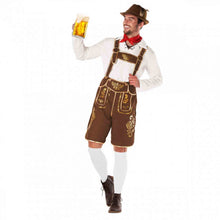 Traditional Lederhosen Mens Costume Large