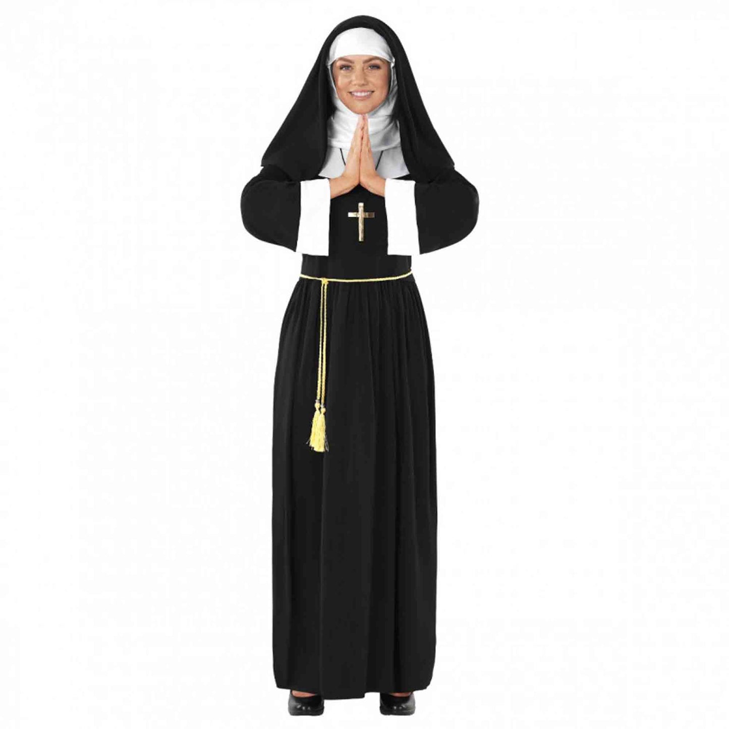 Nun Long Dress Womens Costume Size 16-18