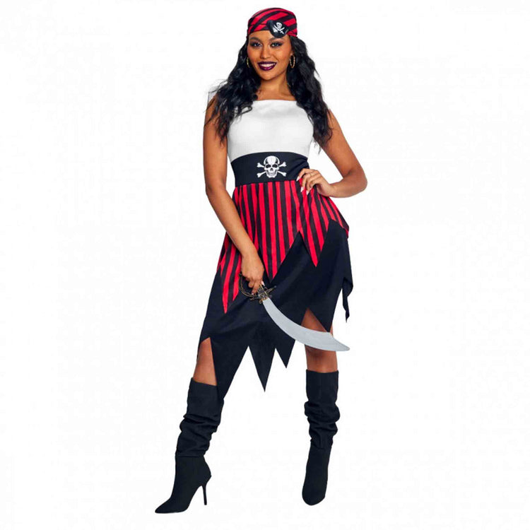 Morph Costume Pirate Deckhand Womens Costume Size 12-14