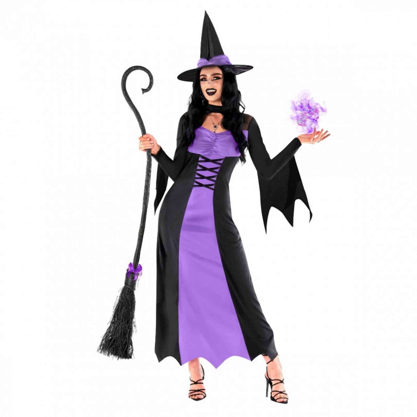 Purple Wicked Witch Womens Costume Size 8-10