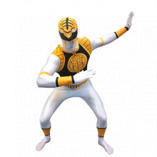 White Power Rangers Morphsuit Adult Costume Size Large