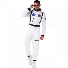 White Astronaut Suit Mens Costume Large