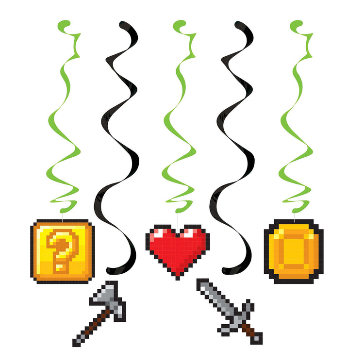 Gaming Party Dizzy Danglers Assorted