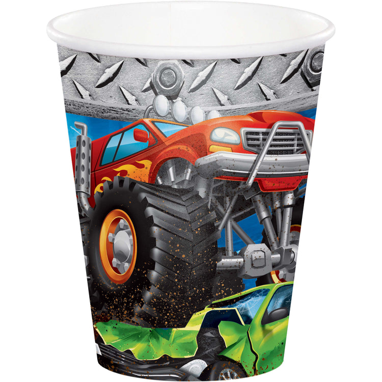 Monster Truck Rally Hot/Cold Cups 9Oz