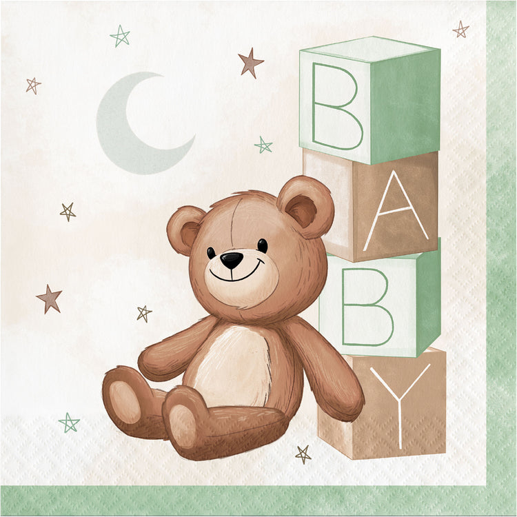 Teddy Bear Luncheon Napkins