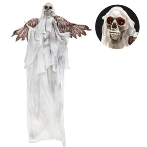 Animatronic Hanging Evil Angel Skeleton