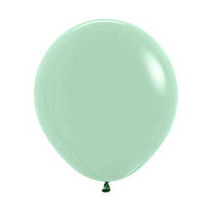 Sempertex 45cm Pastel Dusk Green Tea Latex Balloons Pack of 6