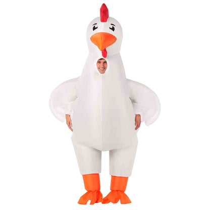 Inflatable Chicken Adult Costume Standard Size