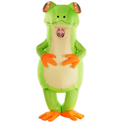 Inflatable Frog Adult Costume Standard Size