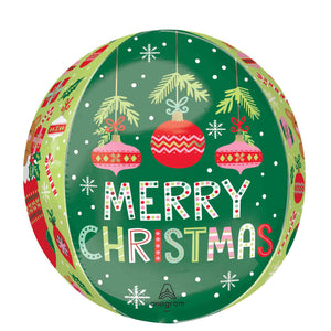 Beary Christmas Orbz Balloon