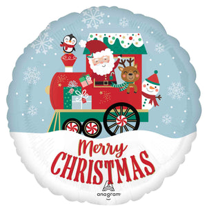 North Pole Express Christmas Foil Balloon