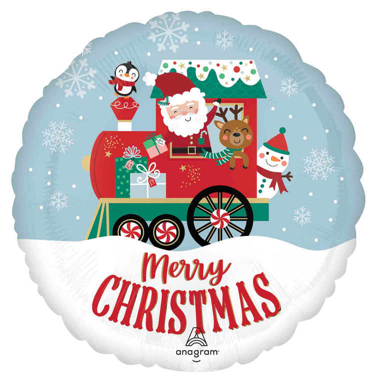 North Pole Express Christmas Foil Balloon